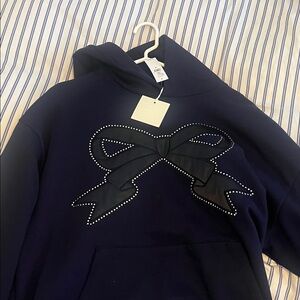 NWT Gap Sandy Liang bow hoodie